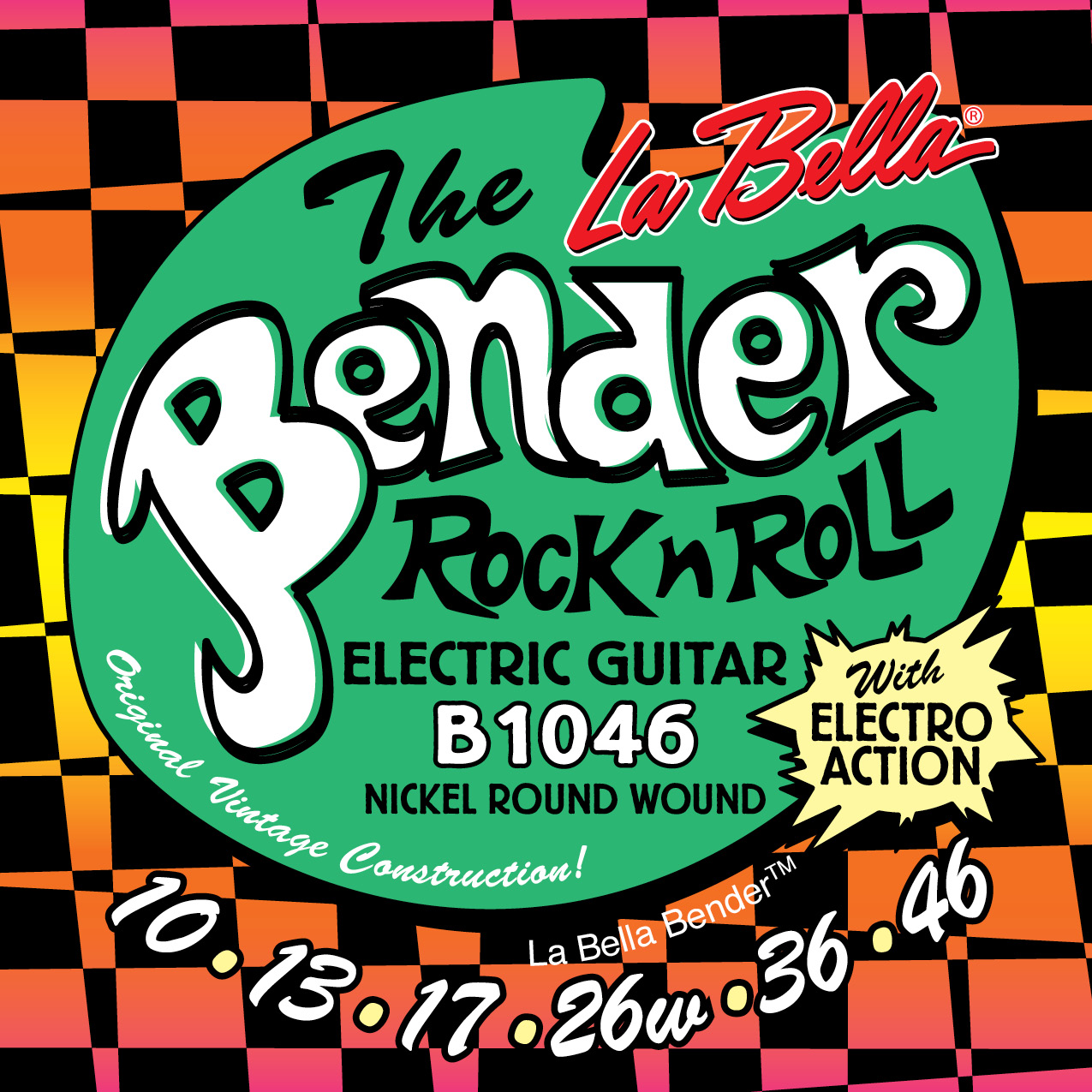LaBella B1046 Bender Struny pre Elektrickú Gitaru 10-46
